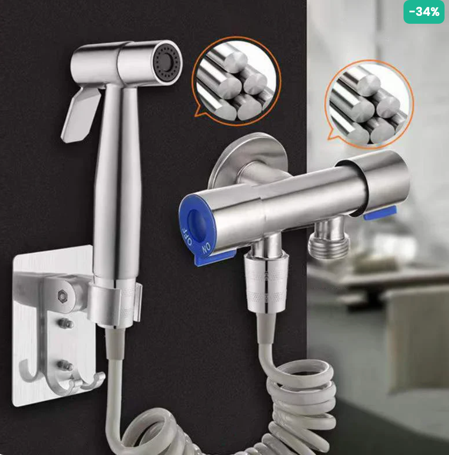 Bidet Árabe para Baño | Ahorro de Papel y Limpieza Diaria