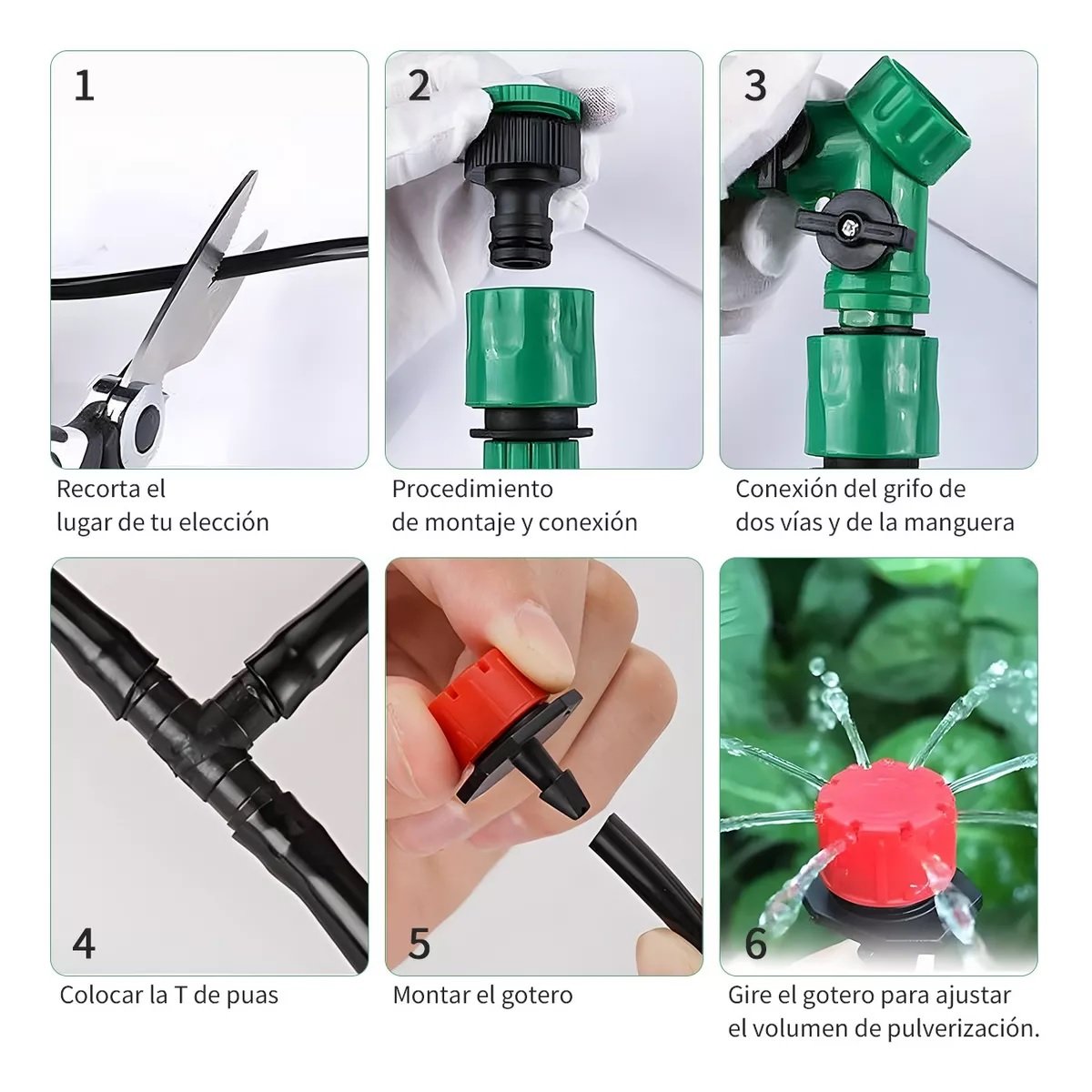 Kit de Riego por Goteo 20 m | Ahorro de Agua para Jardín y Huerto - Imagen 3