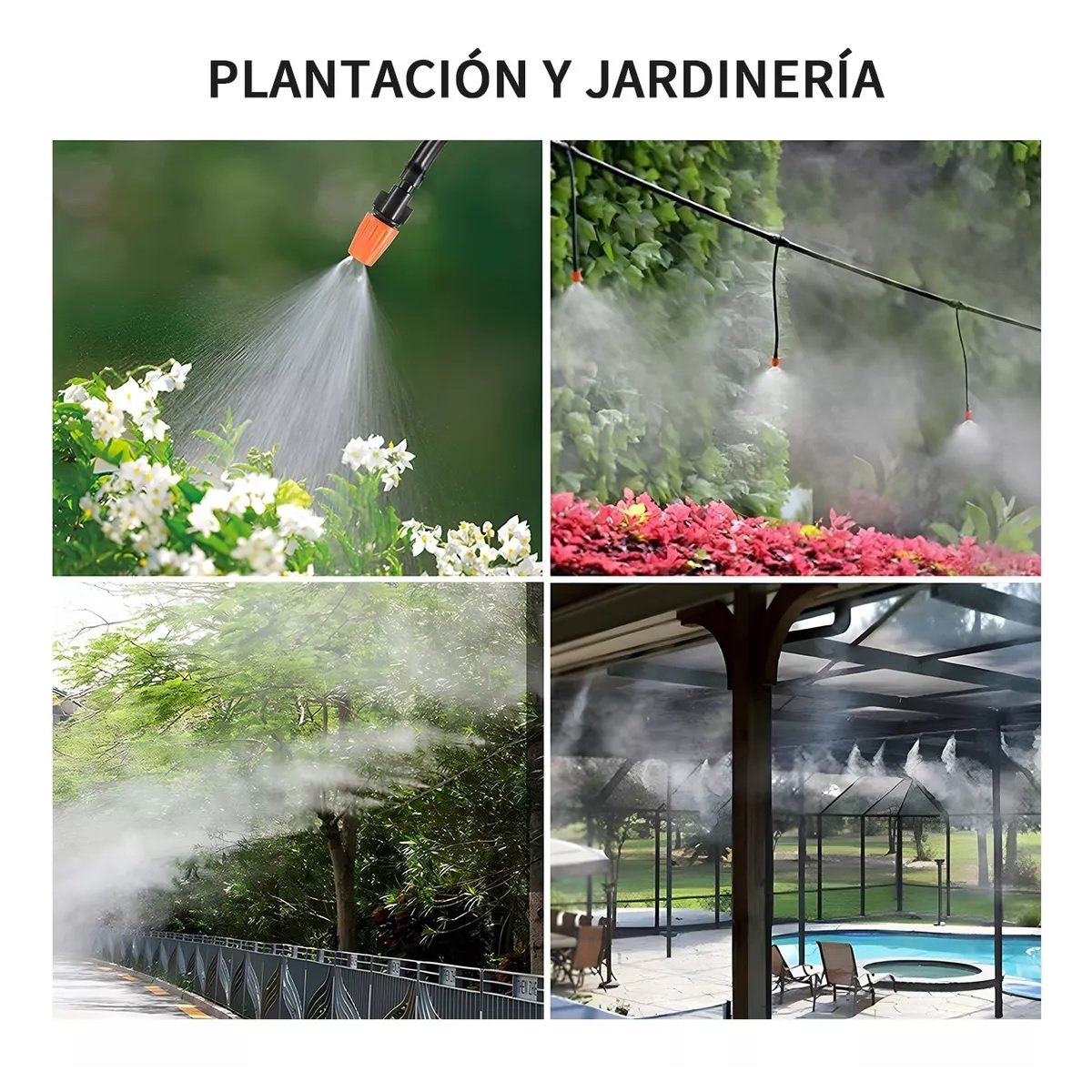 Kit de Riego por Goteo 20 m | Ahorro de Agua para Jardín y Huerto - Imagen 4