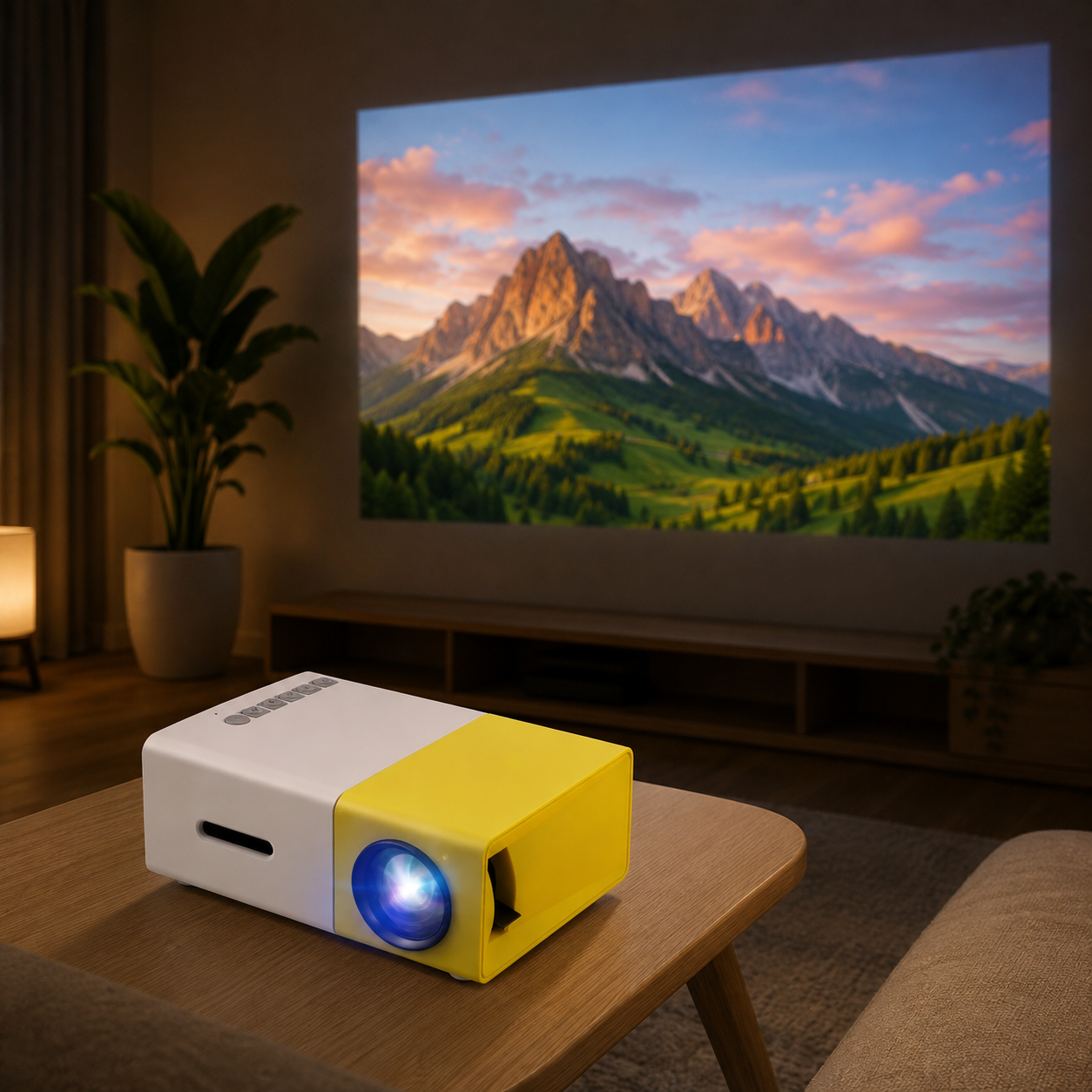 Mini Proyector LED Portátil
